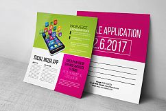Mobile App Postcard Template Product Image 3