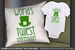 World&#039;s Tallest Leprechaun SVG - Kids St Patricks Day - 1072 Product Image 2