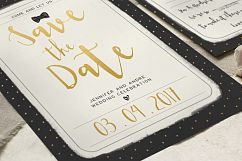 Sweet Polka Dots Wedding Invitation Suite Product Image 2