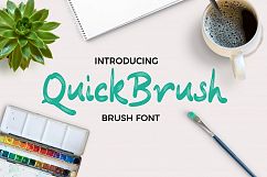 Quickbrush Font Product Image 1