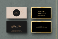 Elegant Gold Business Cards Bundle Product Image 8