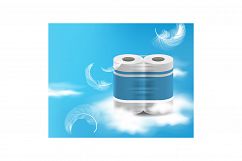 Paper Towels Creative Promotional Banner Vector Product Image 1