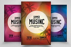 Summer Beach Music Party Flyer Product Image 1