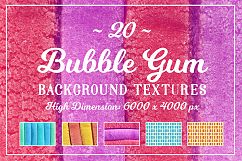 20 Bubble Gum Background Textures Product Image 1
