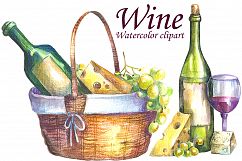 Watercolor Wine Collection Product Image 5