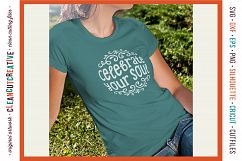  CELEBRATE YOUR SOUL! - Happy Spiritual Inspiring Quote - SVG DXF EPS PNG - Cricut &amp; Silhouette - clean cutting files Product Image 2