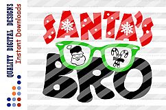 Santa's Bro svg Christmas SVG Xmas decor svg Happy new year Product Image 2