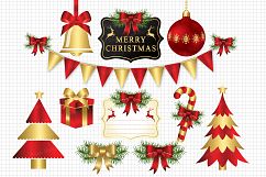 Christmas Graphic and Illustrations /  Christmas Clipart / Card Making / Scrapbooking Product Image 1
