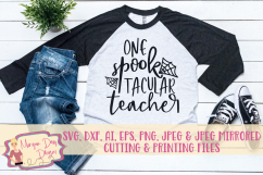 One SpookTacular Teacher SVG, DXF, AI, EPS, PNG, JPEG Product Image 1