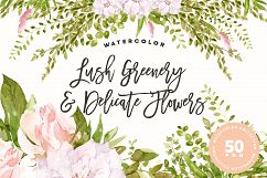 Lush Greenery &amp; Delicate Flowers Product Image 1