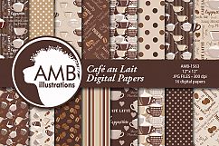 Coffee and friends papers, backgrounds AMB-1563 Product Image 1