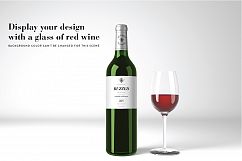 Red Wine Mockup Set - Photoshop PSD Product Image 4
