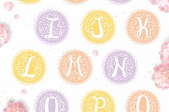 Lovely Monograms Twin - SVG included Product Image 2