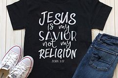 Jesus is my savior not my religion Printable Product Image 2