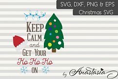 4 Christmas Cutting Files for $3 Only! Sleigh Bells Ring - Merry Christmas - Keep calm and get your Ho Ho Ho on &amp; Christmas Quote Product Image 3