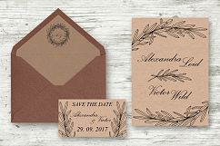 Wedding Vector Invitations Suite Product Image 2