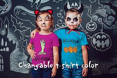 Halloween Kids T-Shirt Mock-Up Product Image 4