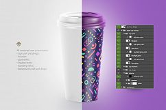 Large Coffee Cup Animated Mockup Product Image 5