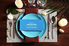 Reserve Card, Menu Mockups Product Image 7