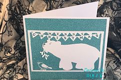 Bird and Bear&#039;s Xmas Collection x 8 papercutting templates Product Image 3