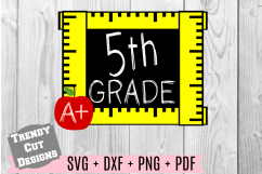 Fifth Grade Ruler Frame, Back to School Product Image 1