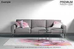 Carpets in Living Room Mockup Set Product Image 10