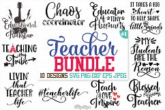 Teacher, SVG, Teacher SVG Bundle, Teacher Bundle, Cut files Product Image 1