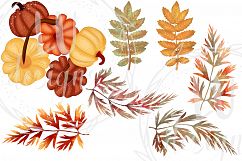 Fall Clipart, Autumn Graphics, Harvest Pumpkins Clipart Product Image 6