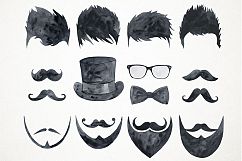 Watercolor Barber Shop Clipart, Barber Shop Clip Art Product Image 3