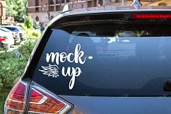 Rear Window Car Photo Mock-up Product Image 1