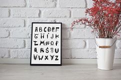 Watercolor monsters Alphabet Product Image 3