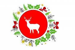 Merry Christmas-SVG Cut File-Coffee Mug Design-Greeting Card Product Image 6