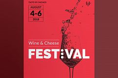 Wine and Cheese Festival Design Templates Bundle Product Image 9