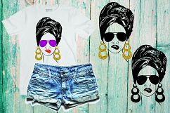 Black woman svg Natural Hair Svg Afro svg,black woman 387SV Product Image 1