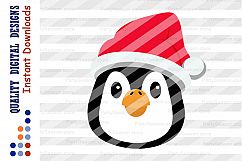 Cute penguin decor SVG files Merry Christmas SVG Product Image 2