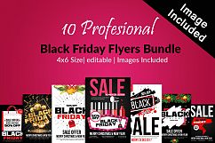 10 Black Friday Flyers Bundle Product Image 1