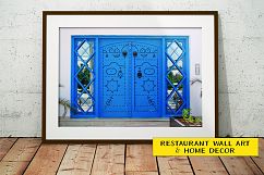 Traditional Ornamental Blue Doors in Sidi Bou Said Tunisia Product Image 2