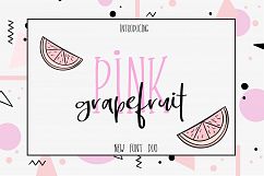 Pink Grapefruit font duo Product Image 1