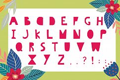 Hello Summer Cutout Font Product Image 4