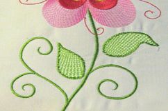 Vintage Flowers Machine Embroidery Design Set Product Image 11
