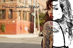 Pencil Sketch Photoshop Action Product Image 3