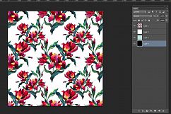Watercolor iris flowers. Product Image 8
