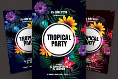 Tropical Party Flyer Product Image 1