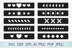 Bracelet svg file, Bracelet template svg, Bracelets vector, Bracelet DIY svg, Bracelet cut files, Leather bracelet svg, Bracelet dxf file Product Image 1