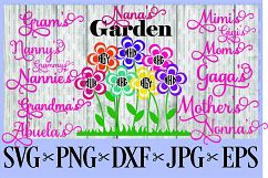 Nana&#039;s Garden - Grandma&#039;s, Gram, Grammy, Mimi, Mom, Abuela, Gaga, Gigi, Nonna SVG PNG EPS DXF JPG  Product Image 2