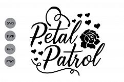 Petal Patrol svg, Wedding svg, Bride svg, Flower girl svg. Product Image 1