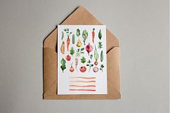 Tiny Kitchen - Watercolor Clip Art Set Product Image 7