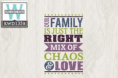 Family Cutting Files KWD135B Product Image 1