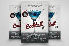 Cocktail Summer Party Flyers Product Image 1