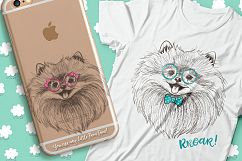 Pomeranian dogs print + bonus! Product Image 1